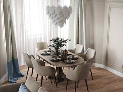 Фото № 3: Дизайн-проект дома/коттеджа 64.8  м² Современный стиль для этажа частного дома