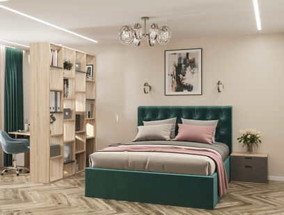 Фото № 2: Дизайн-проект трехкомнатной квартиры 112.2  м² Современный стиль для ЖК Московский