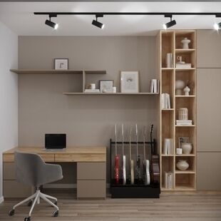 Фото № 5: Дизайн-проект двухкомнатной квартиры 69.56  м² Стиль Контемпорари для ЖК Опалиха О3