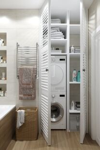 Фото № 6: Дизайн-проект двухкомнатной квартиры 69.56  м² Стиль Контемпорари для ЖК Опалиха О3