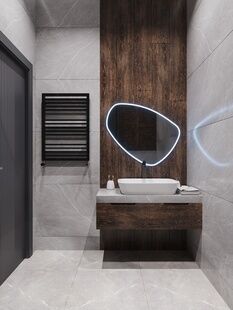 Фото № 3: Дизайн-проект двухкомнатной квартиры 61.5  м² стиль Модернизм для ЖК Кутузов град 2