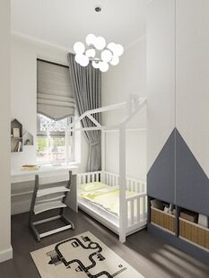 Фото № 2: Дизайн-проект двухкомнатной квартиры 38.79  м² Современный стиль для ЖК Stellar City