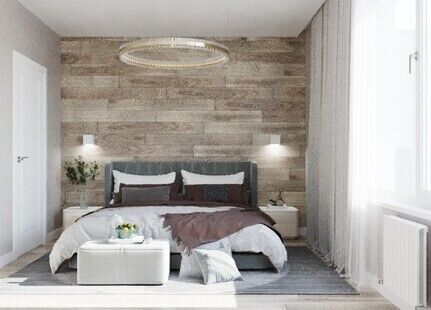 Фото № 6: Дизайн-проект четырехкомнатной квартиры 106.9  м² Современный стиль для ЖК Ольховский парк