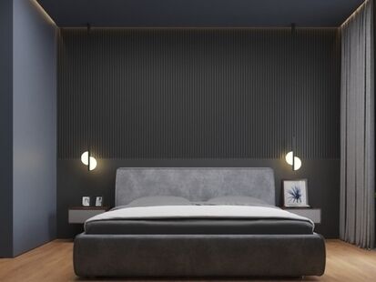 Фото № 5: Дизайн-проект двухкомнатной квартиры 64.7  м² Стиль Минимализм для ЖК Дом на Львовской