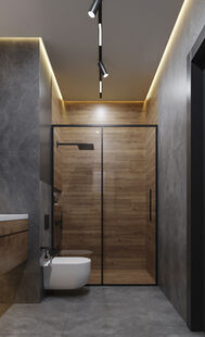 Фото № 4: Дизайн-проект двухкомнатной квартиры 64.7  м² Стиль Минимализм для ЖК Дом на Львовской