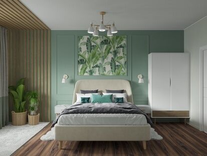 Фото № 1: Дизайн-проект двухкомнатной квартиры 57.9  м² Стиль Контемпорари для ЖК Московский