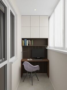 Фото № 6: Дизайн-проект двухкомнатной квартиры 57.9  м² Стиль Контемпорари для ЖК Московский