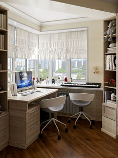 Фото № 4: Дизайн-проект двухкомнатной квартиры 76.4  м² Стиль Эклектика для ЖК Вокзальная, 8