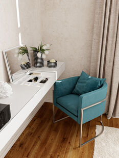 Фото № 2: Дизайн-проект двухкомнатной квартиры 76.4  м² Стиль Эклектика для ЖК Вокзальная, 8