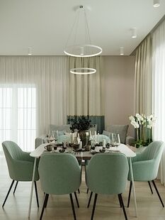 Фото № 6: Дизайн-проект дома/коттеджа 57.3  м² стиль Модернизм для дома в кп бонифаций