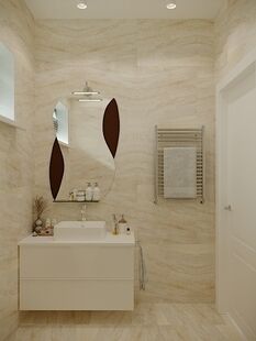 Фото № 5: Дизайн-проект дома/коттеджа 57.3  м² стиль Модернизм для дома в кп бонифаций