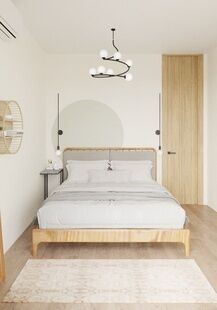 Фото № 4: Дизайн-проект четырехкомнатной квартиры 88.8  м² Стиль Эклектика для ЖК Красноказарменная