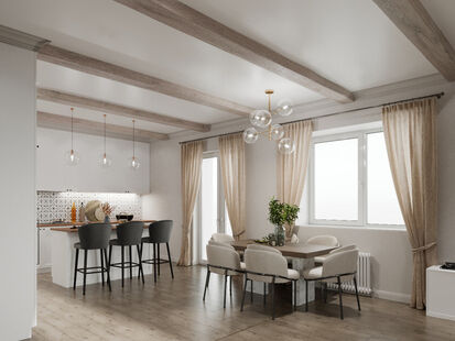 Фото № 5: Дизайн-проект дома/коттеджа 95.31  м² Современный стиль для этажа частного дома