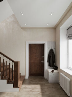 Фото № 4: Дизайн-проект дома/коттеджа 95.31  м² Современный стиль для этажа частного дома