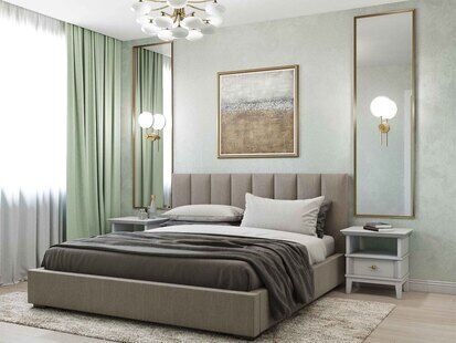 Фото № 6: Дизайн-проект двухкомнатной квартиры 62.12  м² Стиль Эклектика для ЖК Московский