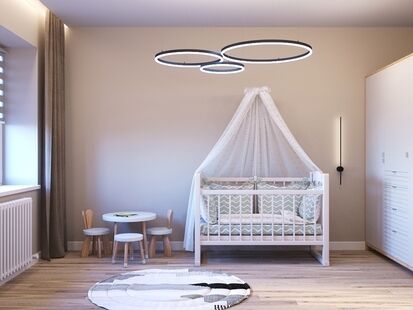 Фото № 4: Дизайн-проект двухкомнатной квартиры 63.31  м² Современный стиль для ЖК Новое Внуково