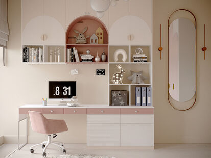 Фото № 3: Дизайн-проект четырехкомнатной квартиры 92.2  м² Современный стиль для ЖК Bauman House