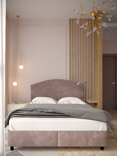 Фото № 2: Дизайн-проект четырехкомнатной квартиры 92.2  м² Современный стиль для ЖК Bauman House