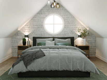 Фото № 1: Дизайн-проект трехкомнатной квартиры 36.36  м² Стиль Лофт для тсж княжичи