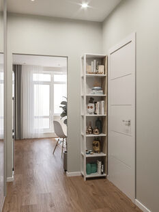 Фото № 6: Дизайн-проект квартиры-студии 29.9  м² Скандинавский стиль для ЖК Дом на Львовской