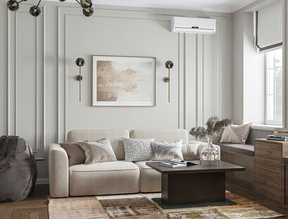 Фото № 5: Дизайн-проект четырехкомнатной квартиры 91.5  м² Стиль Эклектика для ЖК Московский