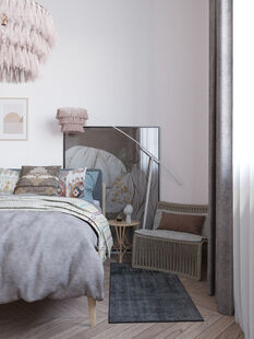 Фото № 2: Дизайн-проект трехкомнатной квартиры 67.22  м² Современный стиль для ЖК в г. Санкт-Петербург