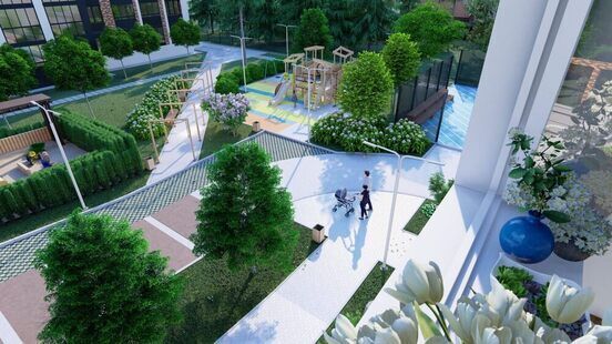 Фото № 3: Дизайн-проект экстерьера 300.0  м² Современный стиль для ЖК Седьмое небо