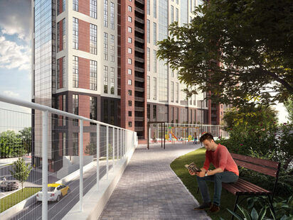 Фото № 4: Дизайн-проект экстерьера 500.0  м² Экстерьер Экстерьер ЖК Видный