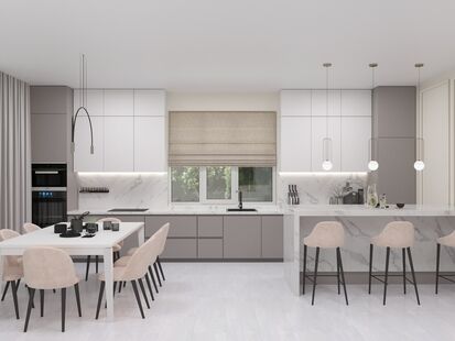 Фото № 1: Дизайн-проект дома/коттеджа 104.6  м² стиль Модернизм для дома в мп городок