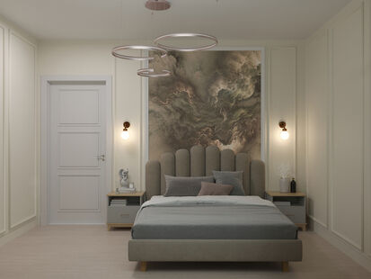 Фото № 4: Дизайн-проект дома/коттеджа 104.6  м² стиль Модернизм для дома в мп городок