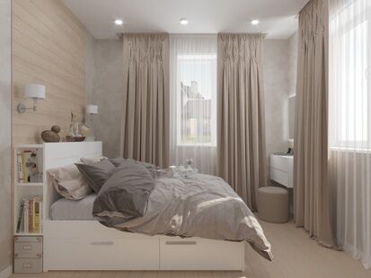 Фото № 4: Дизайн-проект дома/коттеджа 68.4  м² стиль Модернизм для дома в д. оболдино