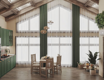 Фото № 5: Дизайн-проект дома/коттеджа 50.39  м² Эко-стиль для дома в ст ягодка