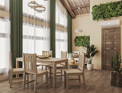 Фото № 6: Дизайн-проект дома/коттеджа 50.39  м² Эко-стиль для дома в ст ягодка