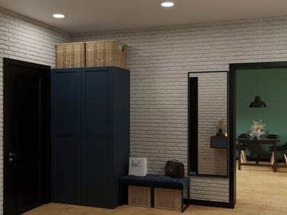 Фото № 2: Дизайн-проект дома/коттеджа 110.0  м² Стиль Контемпорари для частного дома в г. солнечногорск