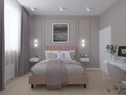 Фото № 1: Дизайн-проект дома/коттеджа 92.8  м² Стиль Контемпорари для дома в д. оболдино