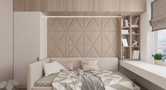 ЖК "Яблочкова": готовый дизайн проект в стиле "Современный". Площадь 55.8 м² - фото №1