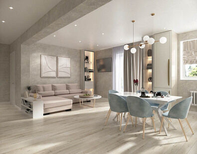 Фото № 1: Дизайн-проект дома/коттеджа 118.42  м² Современный стиль для снт голицыно