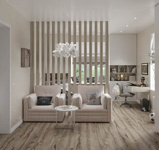 Фото № 5: Дизайн-проект дома/коттеджа 118.42  м² Современный стиль для снт голицыно