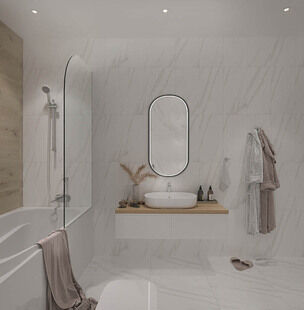 Фото № 3: Дизайн-проект дома/коттеджа 118.42  м² Современный стиль для снт голицыно