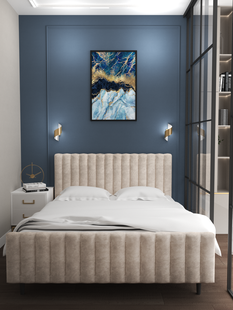 Фото № 3: Дизайн-проект однокомнатной квартиры 40.85  м² стиль Модернизм для ЖК Символ