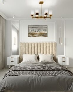 Фото № 5: Дизайн-проект четырехкомнатной квартиры 104.61  м² Стиль Контемпорари для ЖК Московский