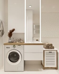 Фото № 4: Дизайн-проект четырехкомнатной квартиры 104.61  м² Стиль Контемпорари для ЖК Московский