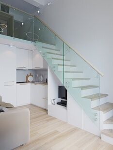 Фото № 4: Дизайн-проект двухкомнатной квартиры 36.45  м² Современный стиль для ак сидней