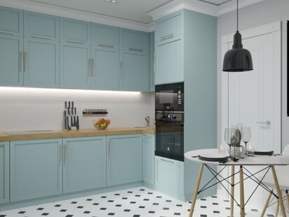 Фото № 1: Дизайн-проект двухкомнатной квартиры 55.1  м² Стиль Контемпорари для ЖК в г. Раменское