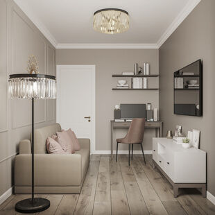 Фото № 1: Дизайн-проект двухкомнатной квартиры 48.01  м² Стиль Контемпорари для ЖК Московский