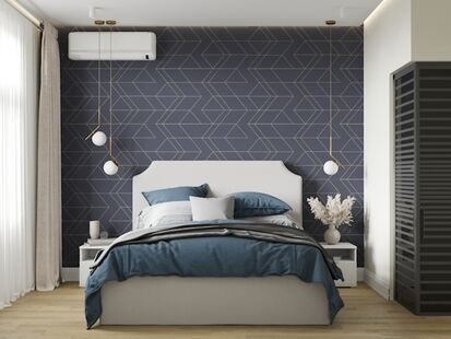 Фото № 6: Дизайн-проект четырехкомнатной квартиры 78.36  м² стиль Модернизм для ЖК Настроение