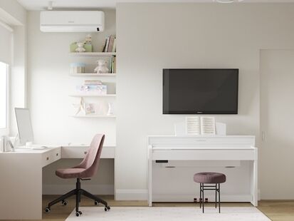 Фото № 4: Дизайн-проект четырехкомнатной квартиры 78.36  м² стиль Модернизм для ЖК Настроение