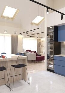 Фото № 6: Дизайн-проект дома/коттеджа 118.8  м² стиль Модернизм для дома в кп огоньково