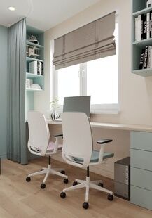 Фото № 5: Дизайн-проект двухкомнатной квартиры 79.7  м² Стиль Контемпорари для ЖК Юбилейный