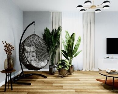 Фото № 2: Дизайн-проект двухкомнатной квартиры 55.8  м² Современный стиль для ЖК Митино Парк